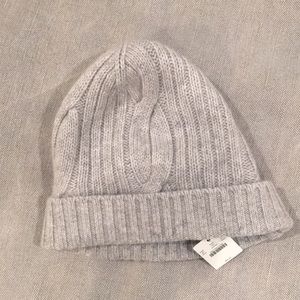 J Crew Cashemere Beanie Hat NWT